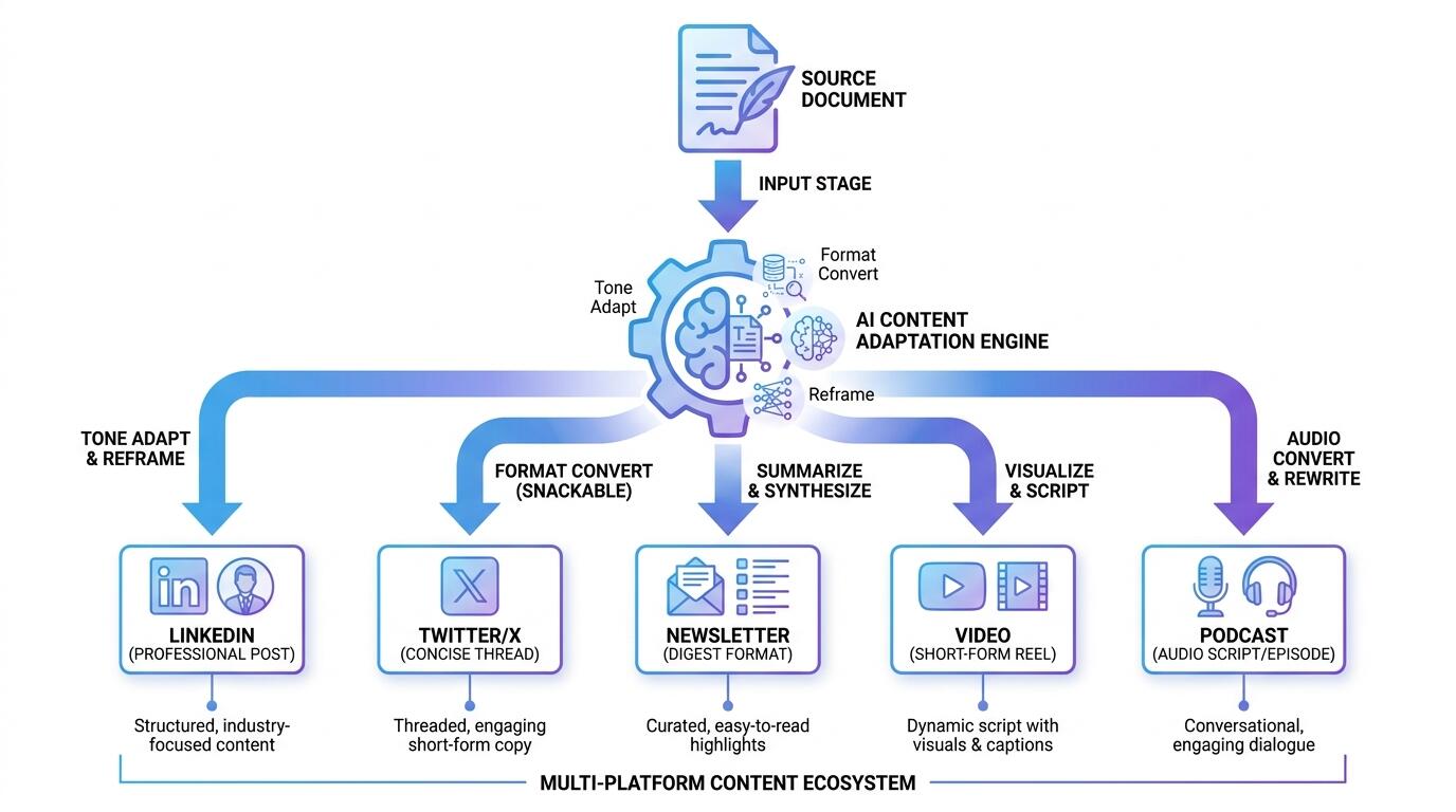 AI Content Adaptation Workflow