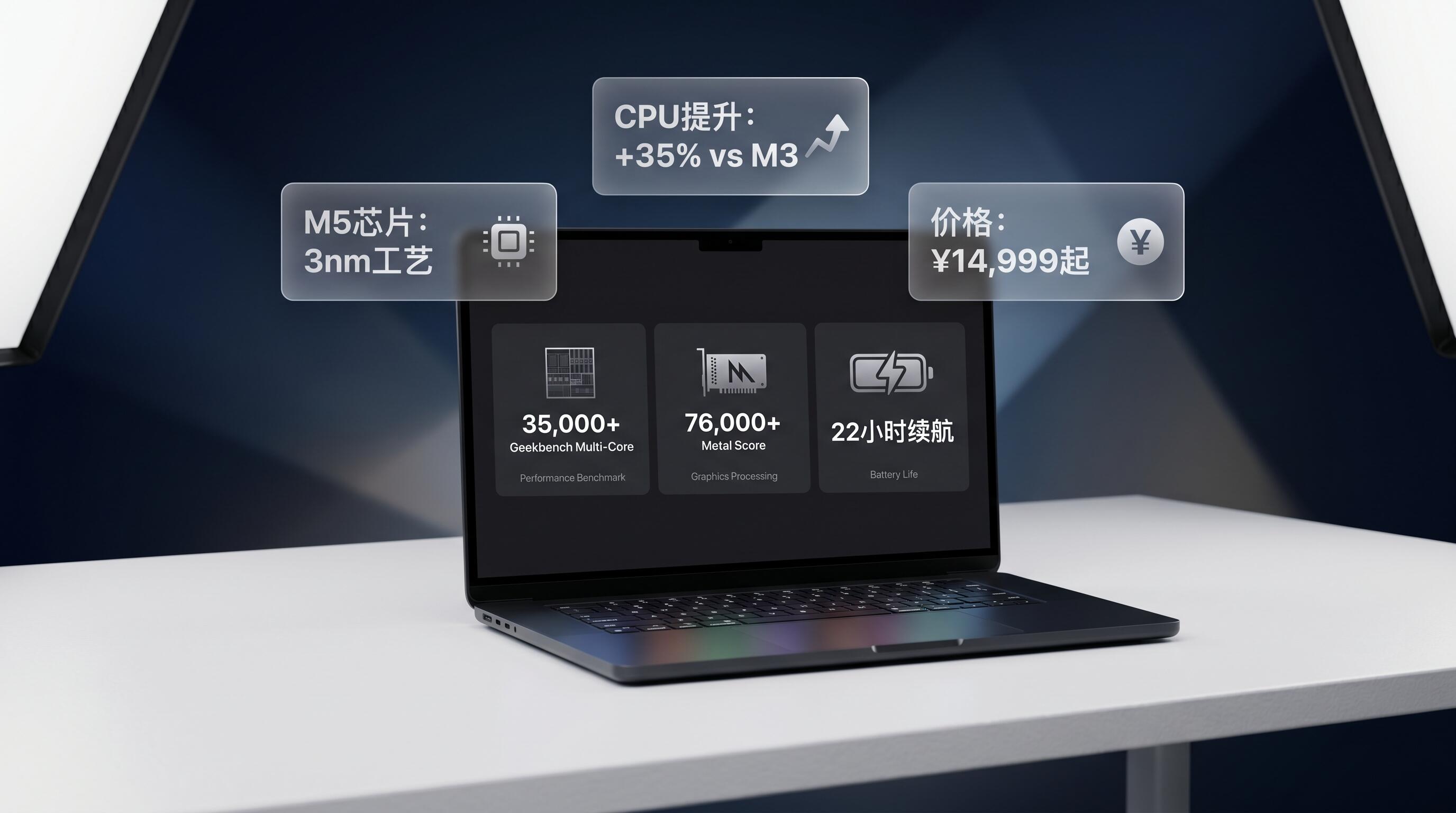 苹果MacBook Pro M5系列芯片性能全面解析封面图